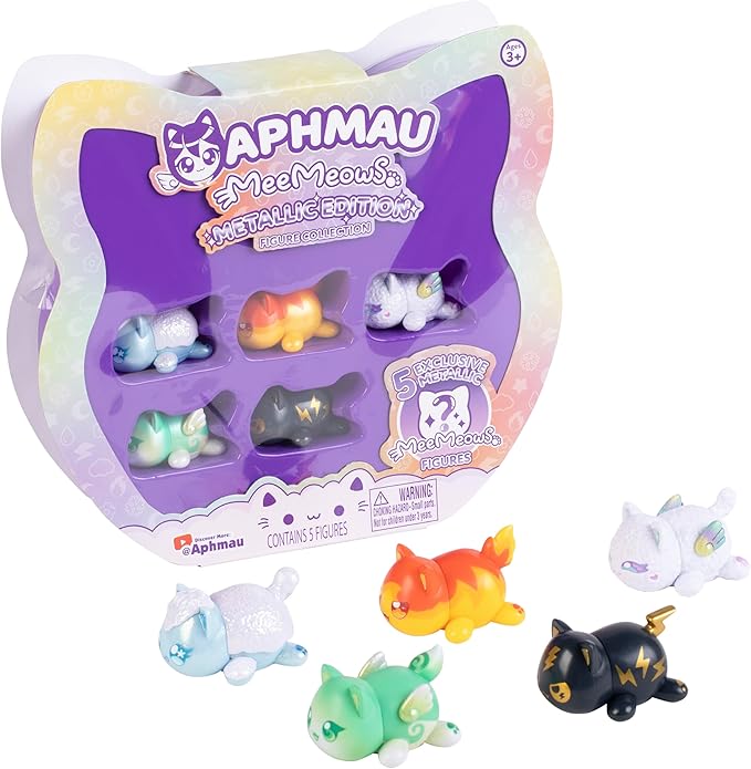 Aphmau Mystery Meemeow Figures Multi-Pack Elemental Glow Party BON-612153 — image 1