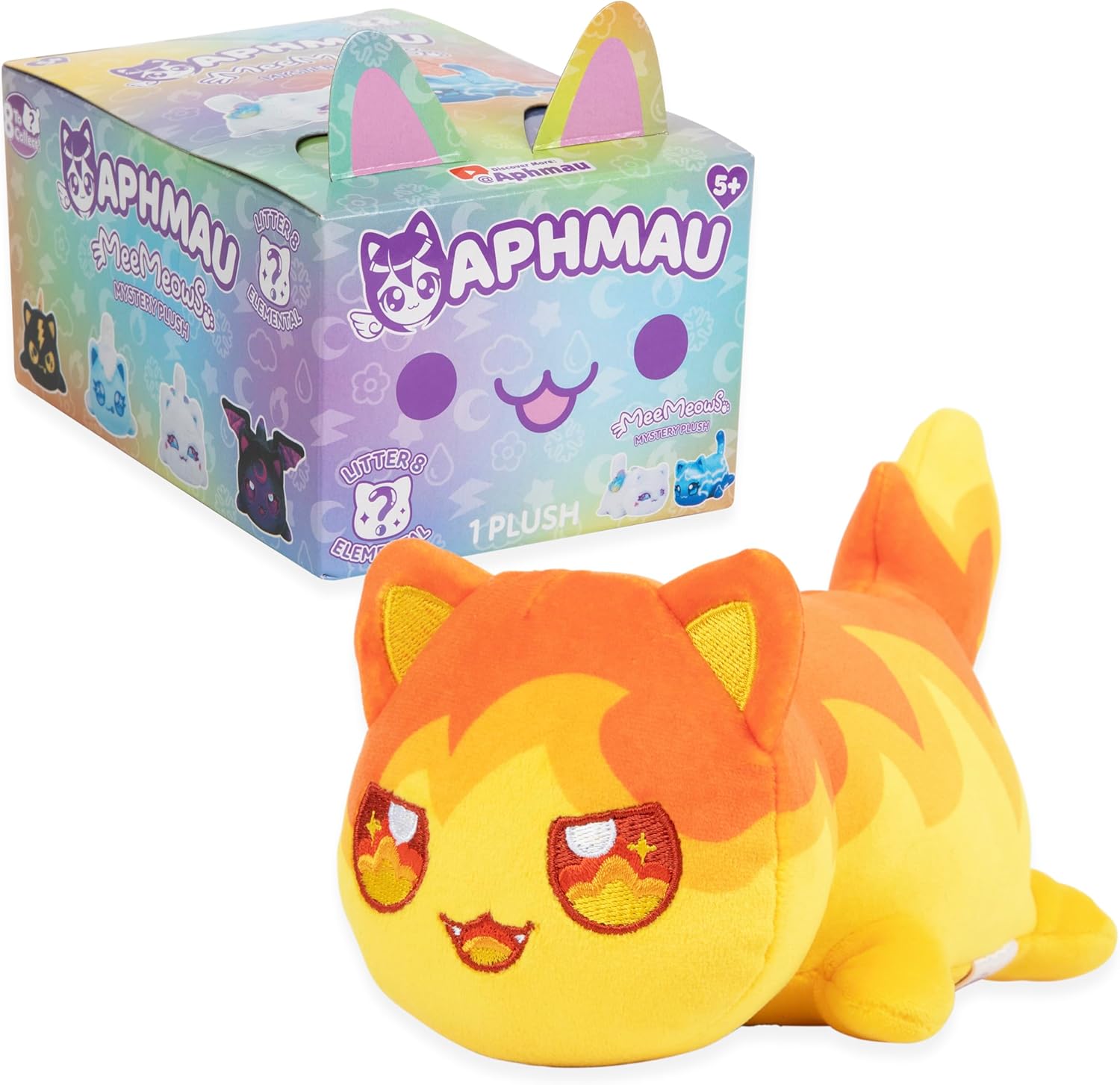 Aphmau Mystery Meemeow Plush Elemental 6Inch BON - 6028ELE - Colorland Toys
