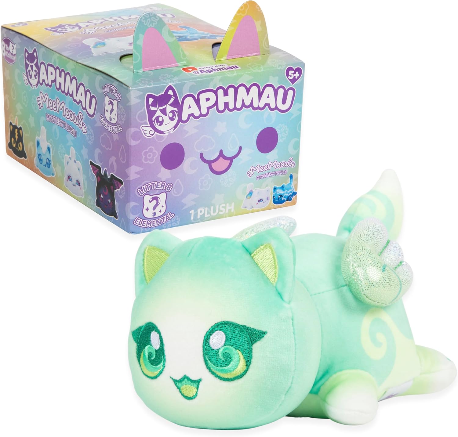 Aphmau Mystery Meemeow Plush Elemental 6Inch BON - 6028ELE - Colorland Toys