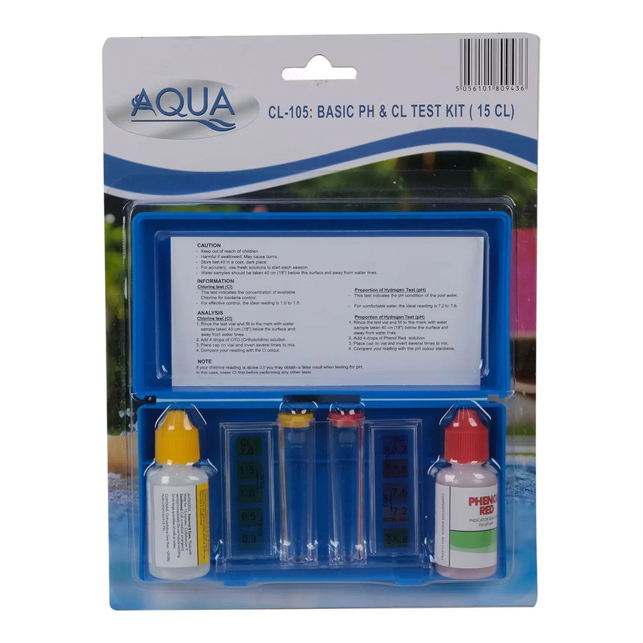 Aqua Basic PH & CL Test Kit CL-105 — image 1