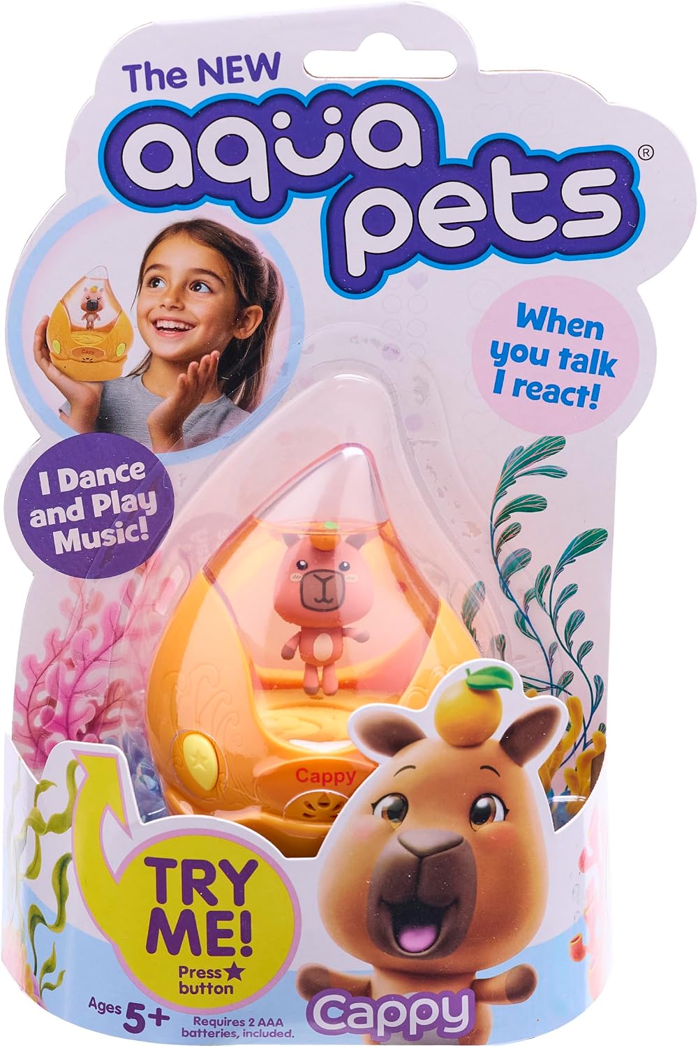 Aqua Pets Interactive Pet - Cappy Capyybara — image 9