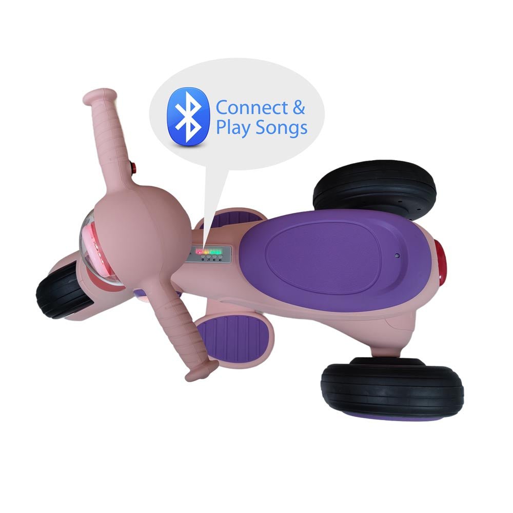 Arolo Kids Electric Ride On Motorcycle - Pink — image 6