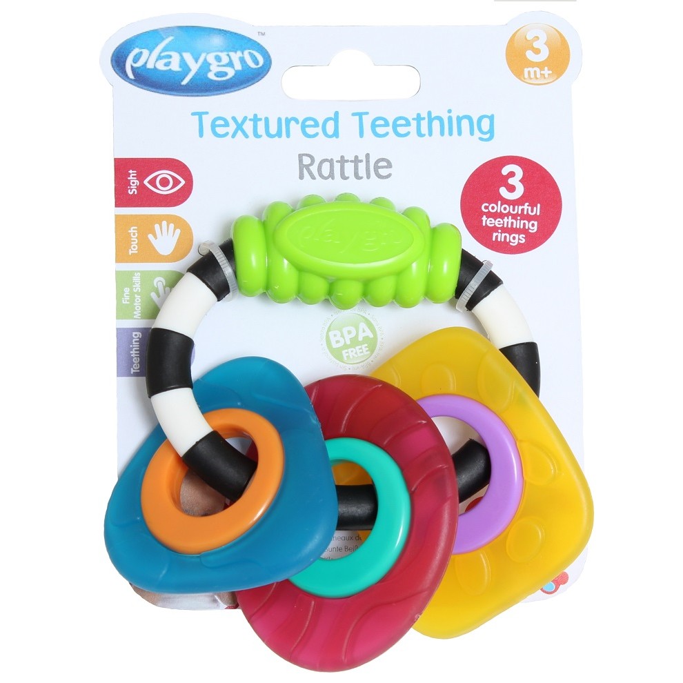 Playgro Textured Teething Shapes PG0182952 - Colorland Toys