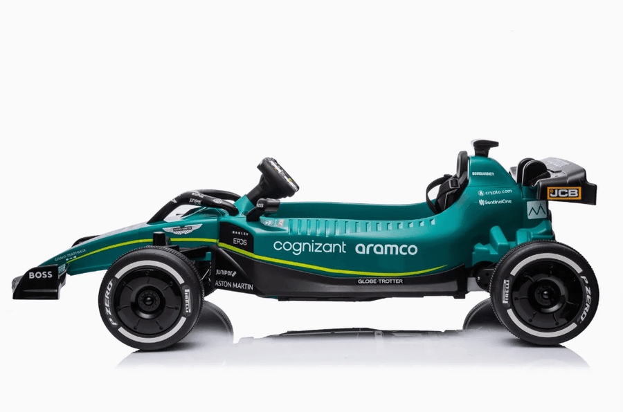 Aston Martin F1 Go Kart Kids Ride on Car Green JE1599 — image 5