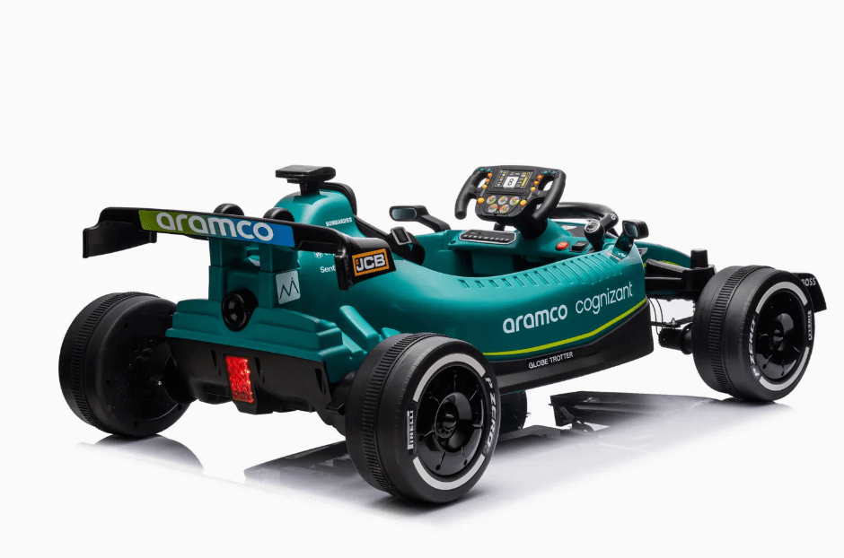Aston Martin F1 Go Kart Kids Ride on Car Green JE1599 — image 6