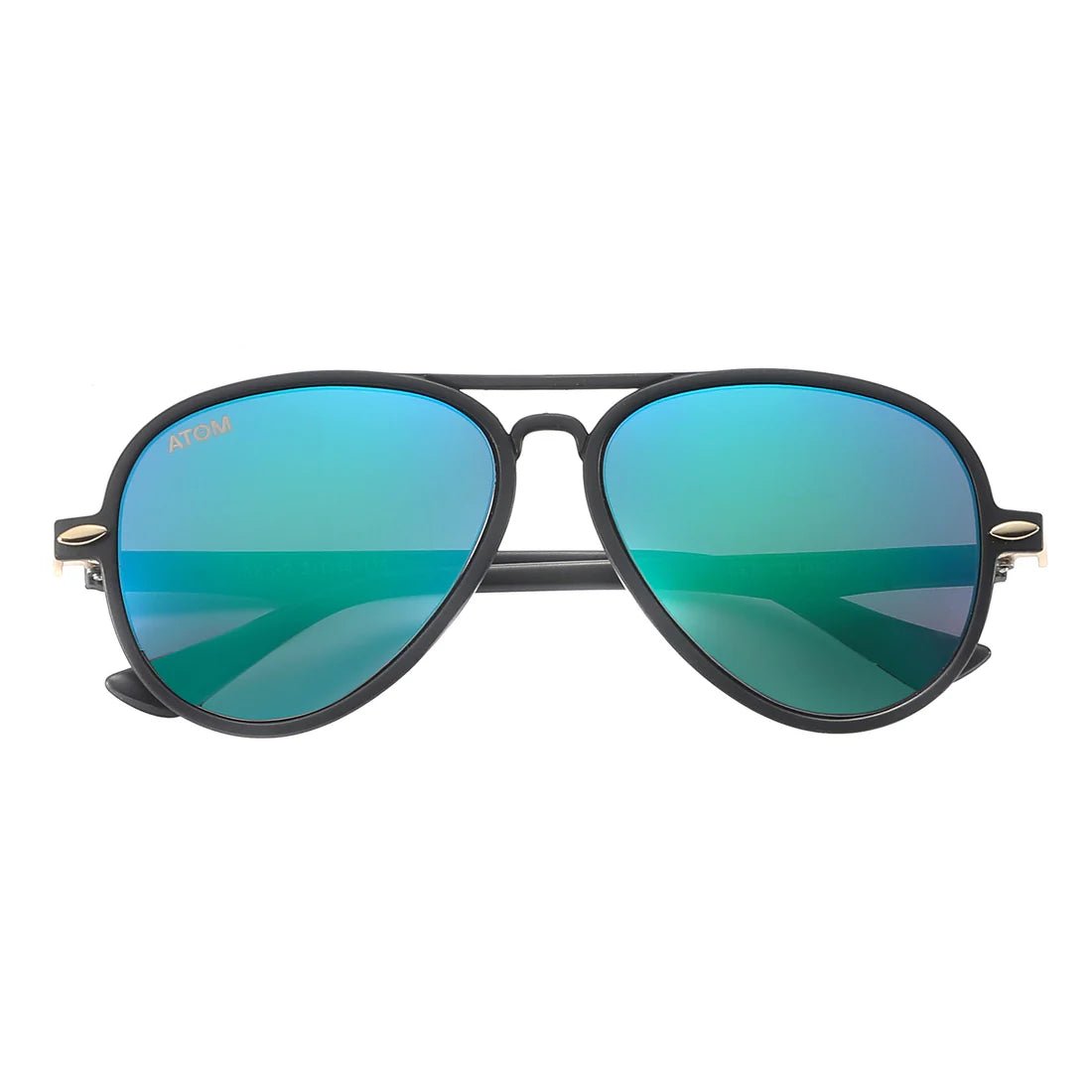 Atom Kid Sunglasses Black/Green AK3-2 — image 2