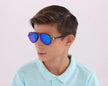 Atom Kid Sunglasses Black/Green AK3-2