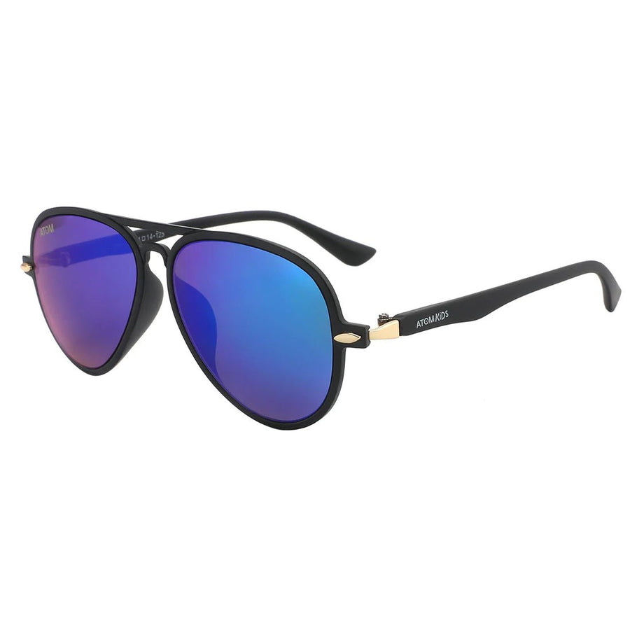 Atom Kid Sunglasses Black/Green AK3-2 — image 1