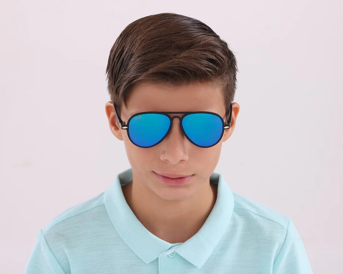 Atom Kid Sunglasses Black/Green AK3-2 — image 7