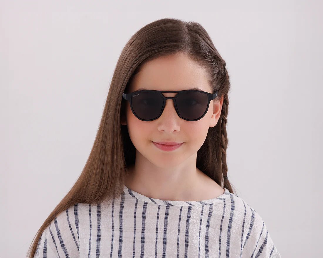 Atom Kids Double Bridge Polarized Matte Black AK5-2 — image 5