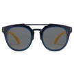 Atom Kids Polarized Round Sunglasses 100% UV 400 Protection - Black & Yellow AK4-3