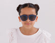 Atom Kids Polarized Round Sunglasses 100% UV 400 Protection - Black & Yellow AK4-3