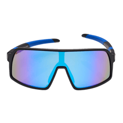 Atom Kids Polarized Sports Sunglasses 100% UV 400 Protection - Black & Blue AK14 - 1 - Colorland Toys