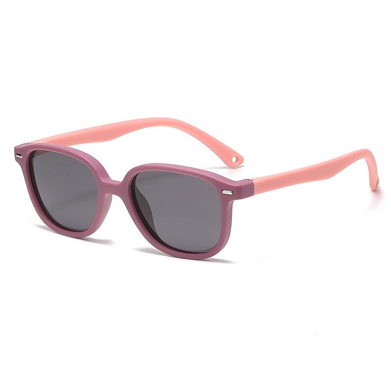 Atom Kids Polarized Square Sunglasses 100% UV 400 Protection - Pink AK17-2 — image 1