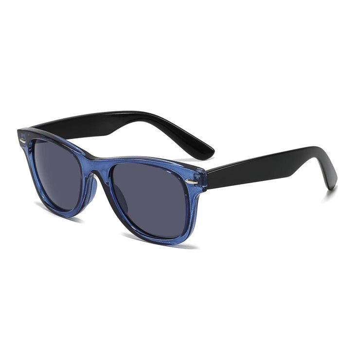 Atom Kids Polarized Sunglasses Wayfarer 100% UV 400 Protection - Black & Blue AK1-5 — image 1