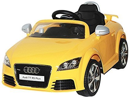 سيارة أودي TT كهربائية للركوب باللون الأصفر 676R — image 1