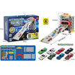 Auto Circuit Racing Without Batteries Parking Lot With 8 Alloy Cars MKD215A