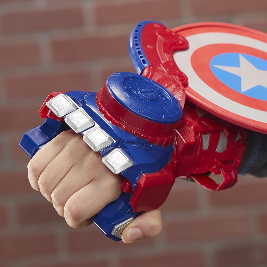 Avengers NERF Power Moves Marvel Captain America Shield Sling NERF Disc Launching Toy — image 4