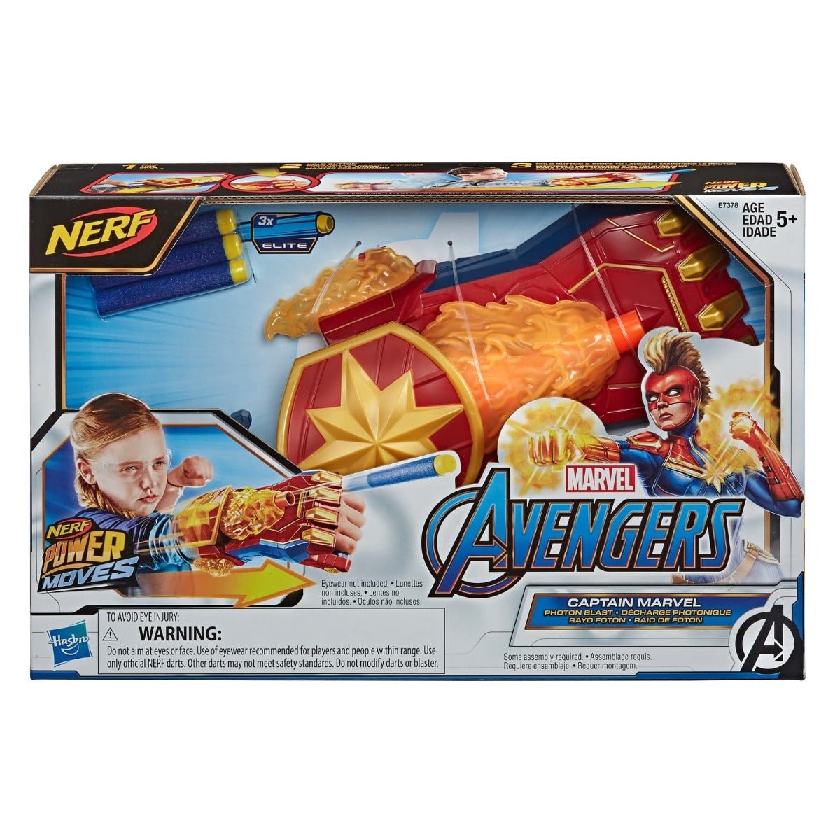 Avengers Power Captain Marvel Photon Blast E7378 — image 1