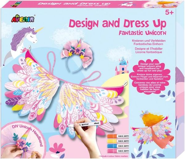 Avenir - Design & Dress Up - Fantastic Unicorn AVCH201770 - Colorland Toys