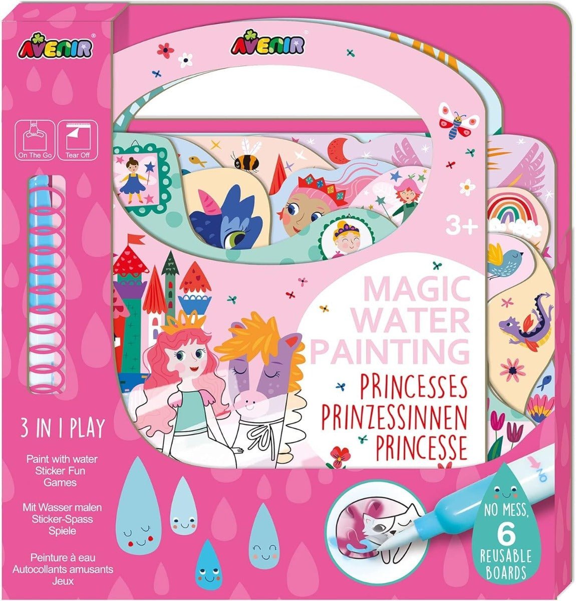 Avenir Magic Water Painting Princesses AVCH221777 - Colorland Toys