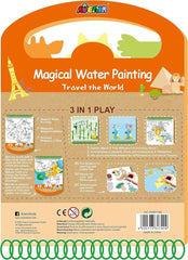 Avenir Magical Water Painting Travel the World AVCH201740 - Colorland Toys
