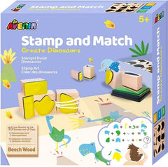 Avenir - Stamp&Match Set - Create Dinosaurs AVCH201763 - Colorland Toys