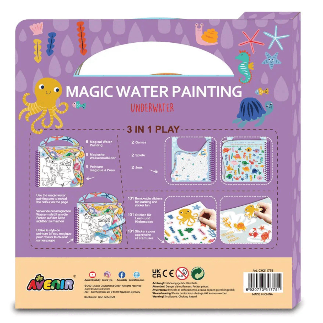 Avenir Water Painting Underwater Kit AVCH211775 - Colorland Toys