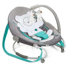 Hauck Leisure Bear Hearts Baby Rocker Grey 63402 - Colorland Toys