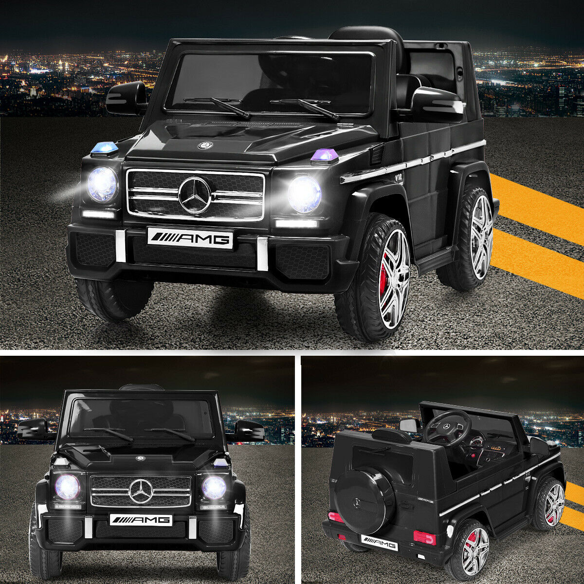 Licensed Mercedes Benz Ride on Powered Car with Remote Control - Colorland Toys