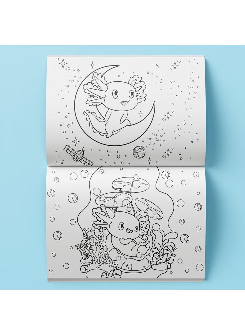 Axolotls and Friends Colouring Set with Lap Desk HBM00136 — image 5