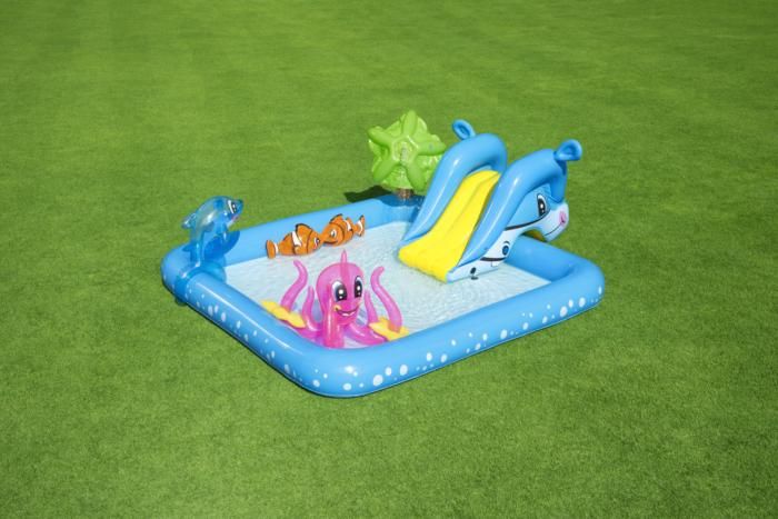 Bestway Fantastic Aquarium Play Pool 2.39m x 2.06m x 86cm 53052 - Colorland Toys