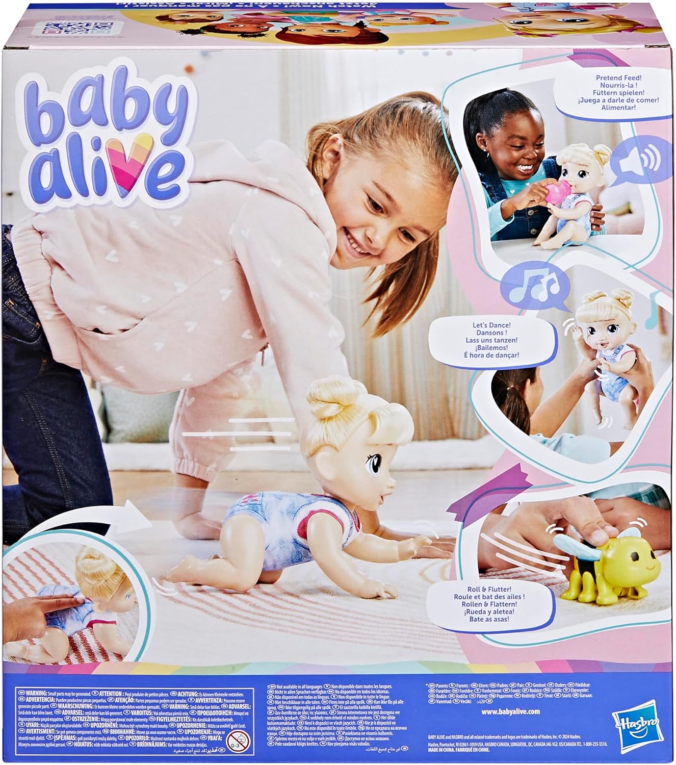 Baby Alive Crawl N Play Harper Hugs F9709 - Colorland Toys
