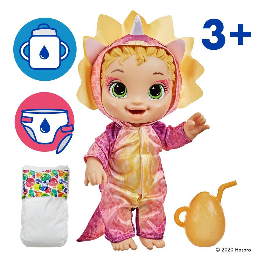 Baby Alive Dino Cuties Triceratops Doll — image 1