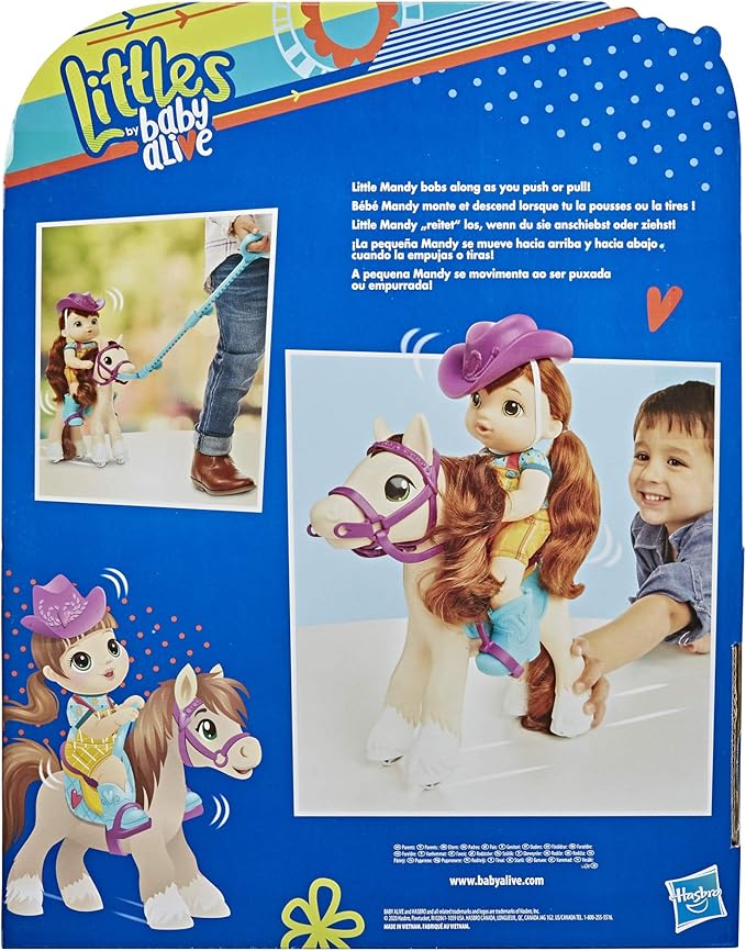 Baby Alive Littles Lil Pony Ride Doll E9382 - Colorland Toys