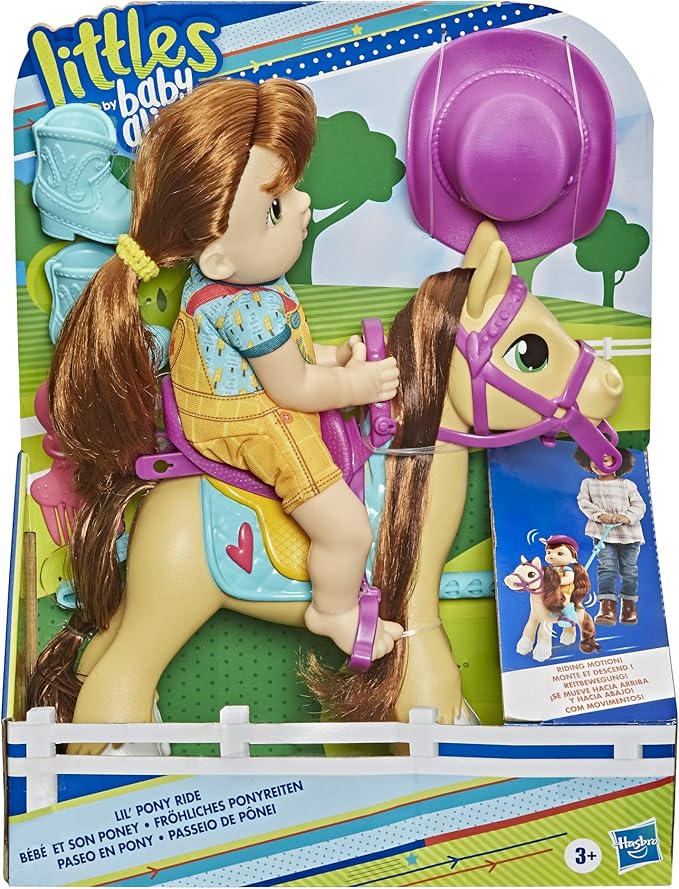 Baby Alive Littles Lil Pony Ride Doll E9382 - Colorland Toys