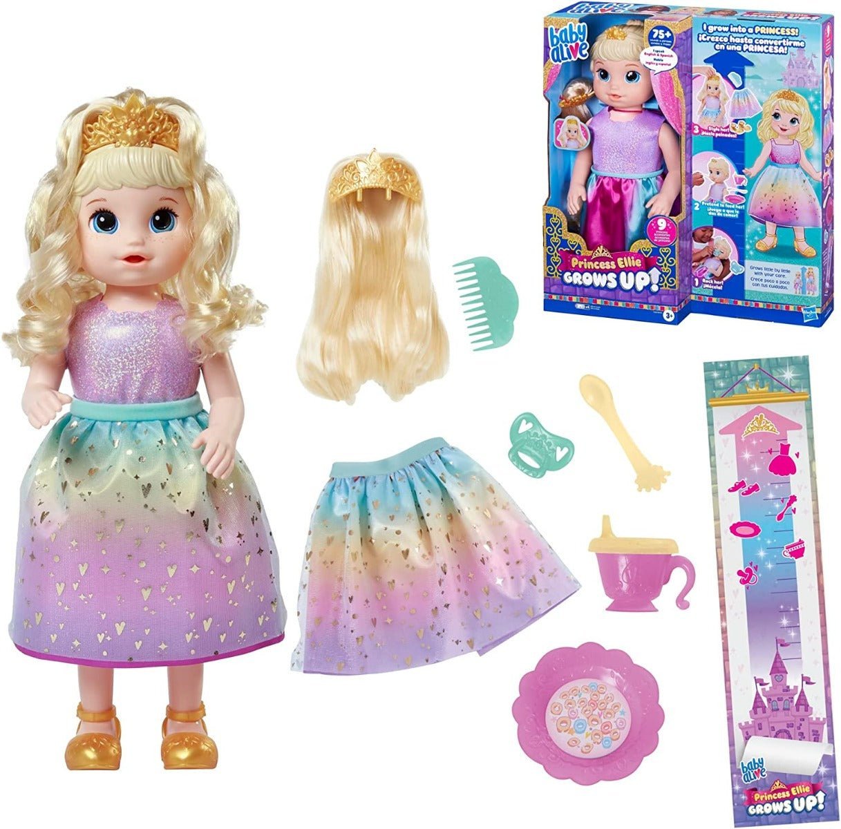 Baby Alive Princess Ellie Grows Up Doll F5236 - Colorland Toys