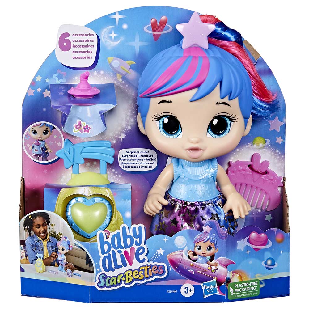 Baby Alive Star Besties Stellar Skylar Baby Doll F7359 - Colorland Toys