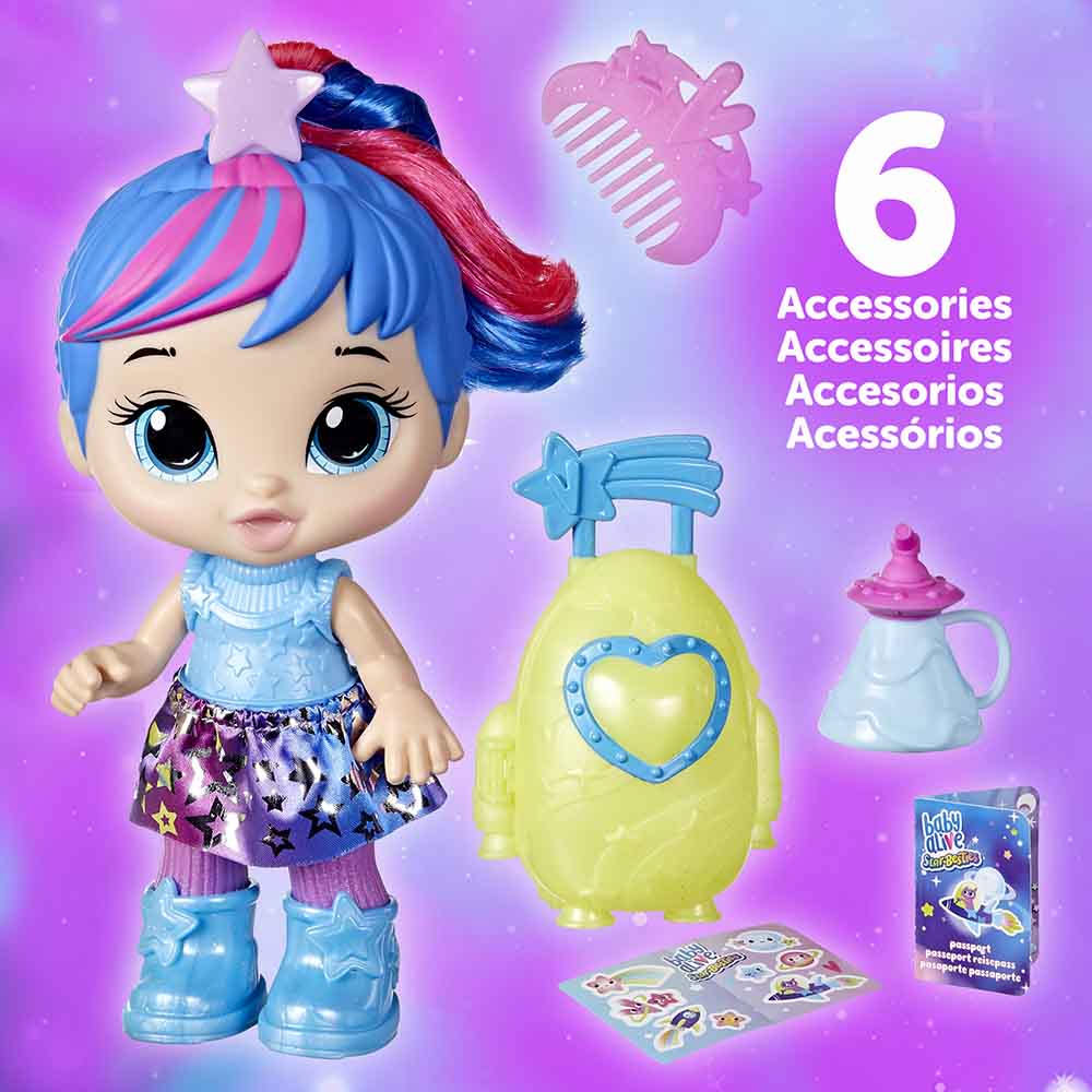 Baby Alive Star Besties Stellar Skylar Baby Doll F7359 - Colorland Toys