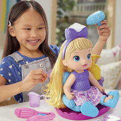 Baby Alive Sudsy Styling Doll Blonde Hair F5112 - Colorland Toys