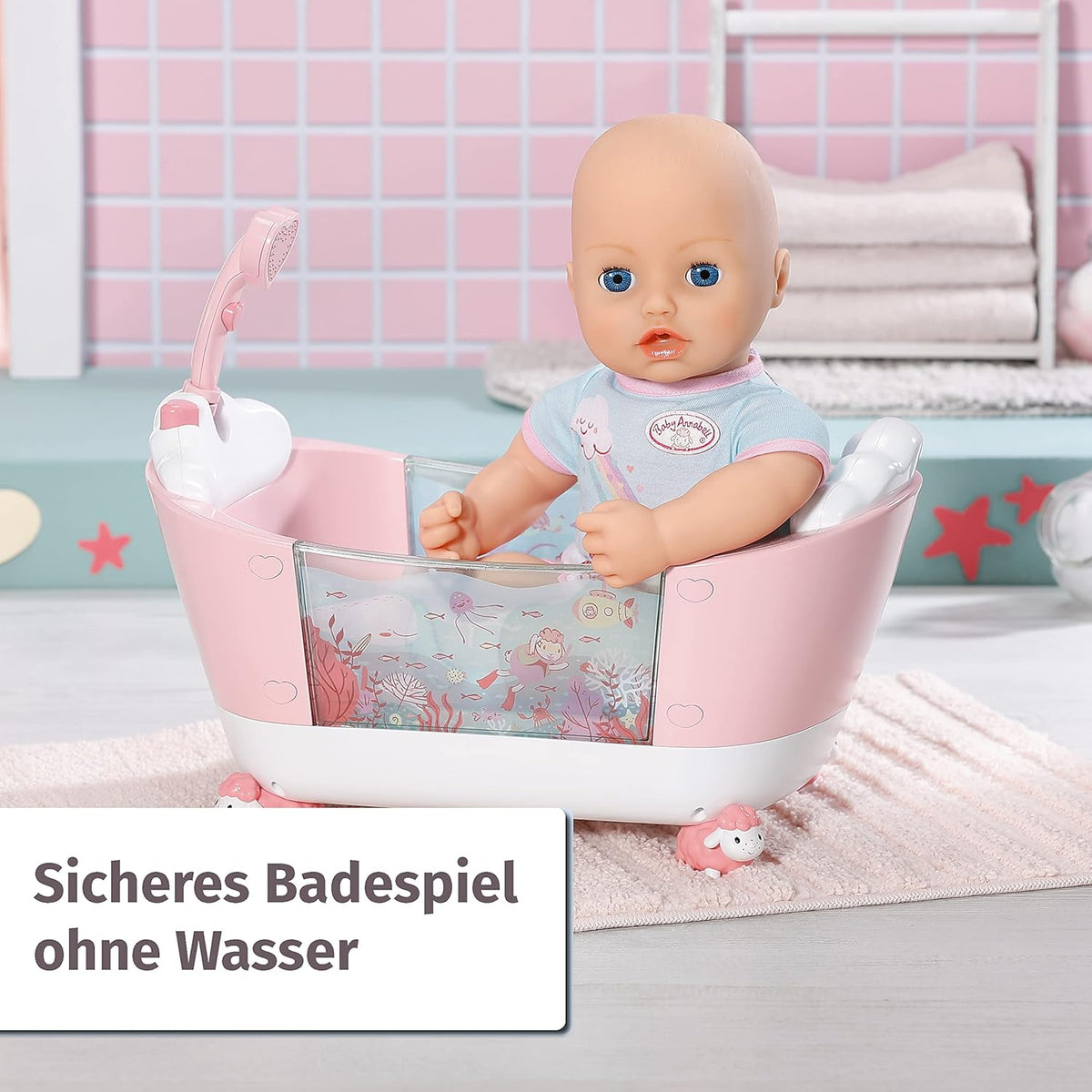 Baby Annabell Let's Play Bath Time Doll's Bathtub ZPF-703243 — image 5
