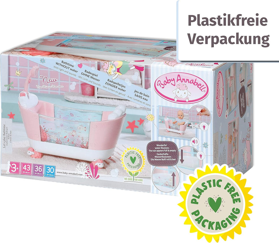 Baby Annabell Let's Play Bath Time Doll's Bathtub ZPF-703243 — image 7