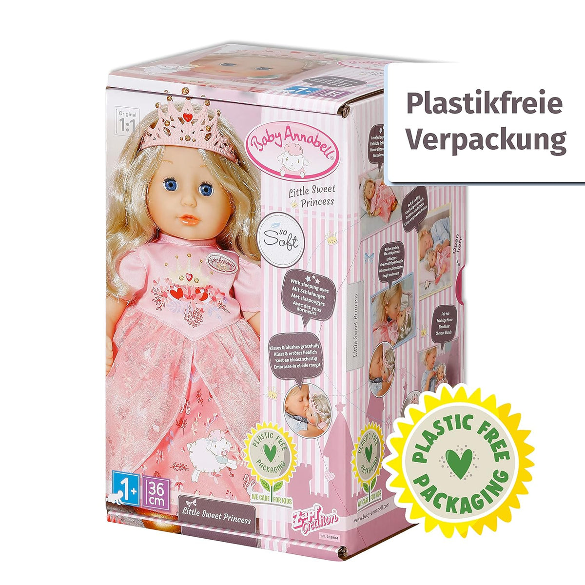 Baby Annabell Little Sweet Princess 36 cm Doll ZPF-703984 — image 2