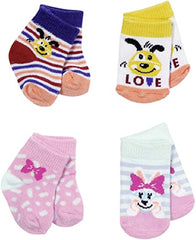 Baby Born 2 - Pair Socks Asst 43cm ZPF - 831755 - Colorland Toys