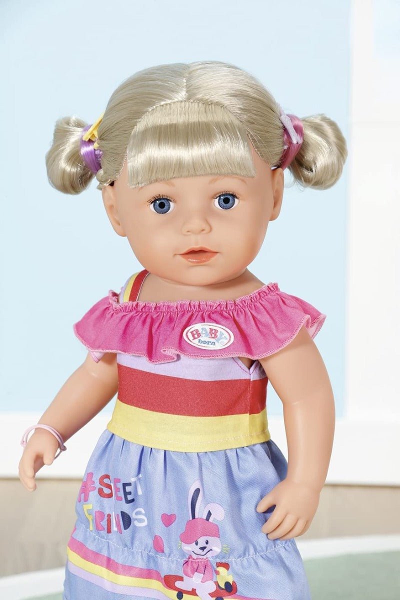 Baby Born Blonde Sister 43cm Doll - Colorland Toys