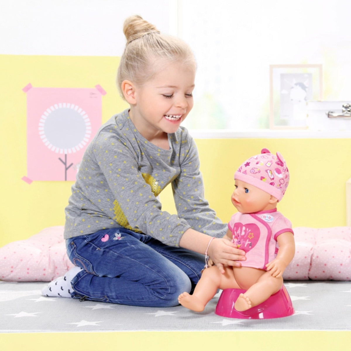 Baby Born Soft Touch Girl Doll With Blue Eyes - Colorland Toys