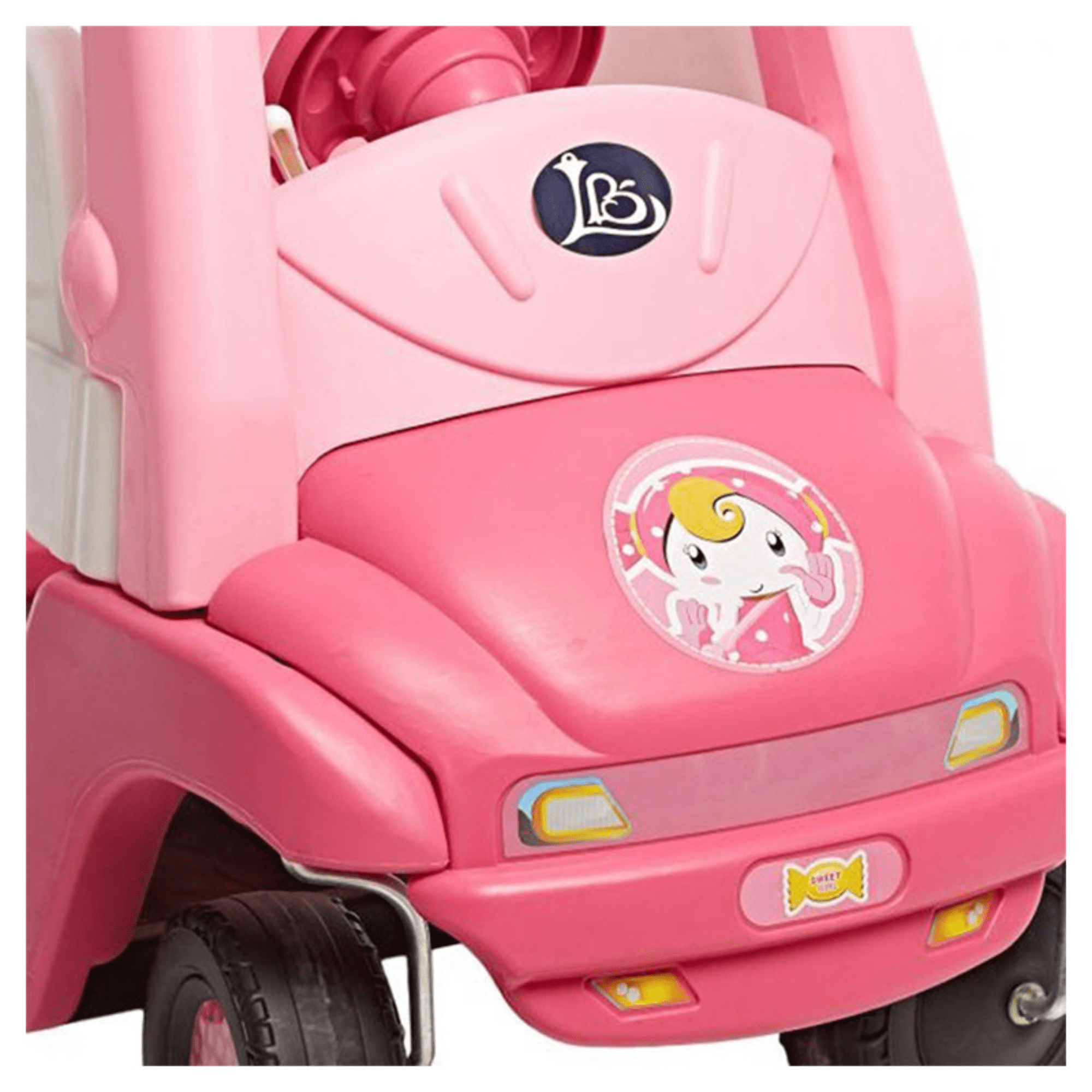 Baby Coupe Ride On Car Pink LB-786 - Colorland Toys