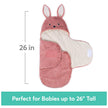 Baby GUND Oh So Snuggly Bunny Plush Blanket Wrap 6066061