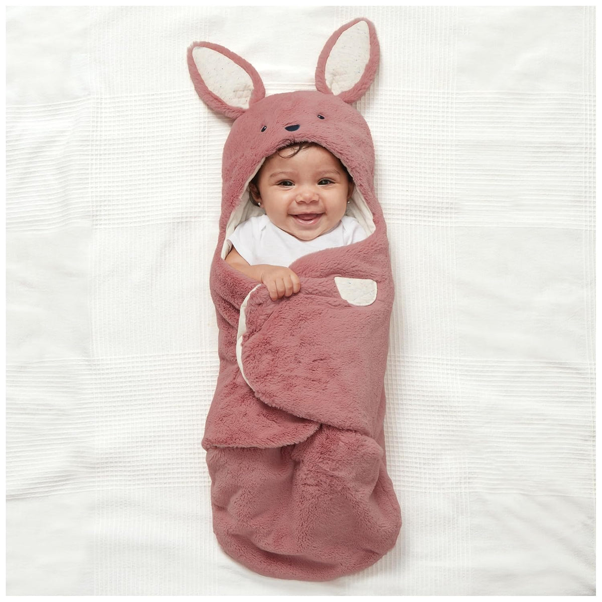 Baby GUND Oh So Snuggly Bunny Plush Blanket Wrap 6066061 — image 2