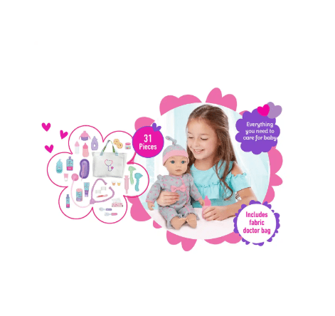Baby Maziuna Baby's First Check Up 15 - Inch BM3881 - Colorland Toys